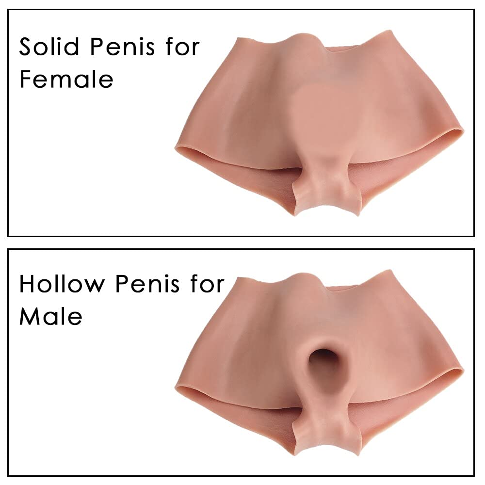 Realistic 6-7 Inch Silicone Dildo Panties for Adults - Soft Flexible Penis Sex Toy for Men & Women - Perfect for Solo Play, Couples & LGBTQ+ Exploration (Gay/Lesbian Friendly) - Great for Masturbation, Roleplay & Spicing Up Your Sex Life