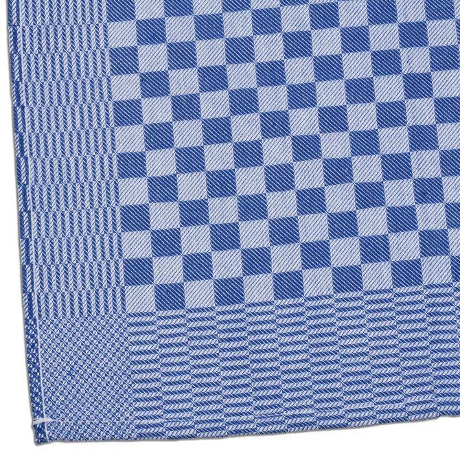 Checkered Side Towel 5-Pack - Soft Absorbent Kitchen Towels for Dishes, Cleaning & Decoration - Perfect for Home, Restaurant & Cafe Use