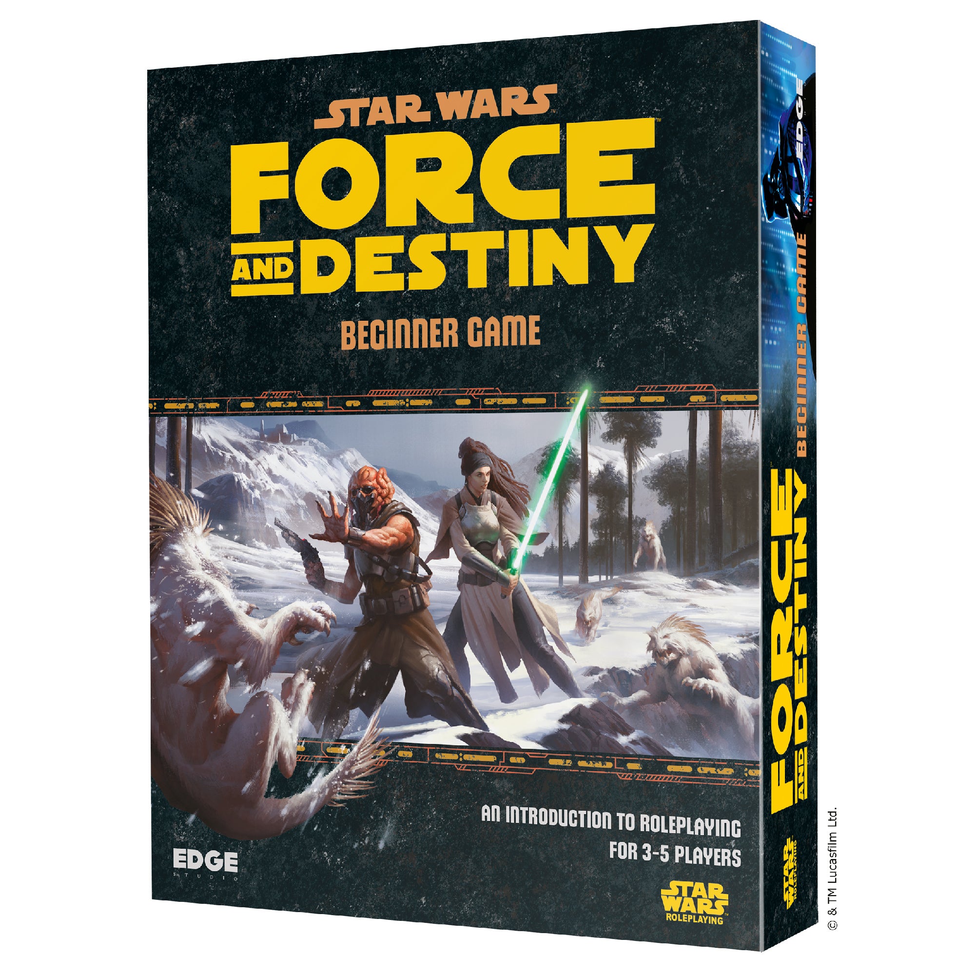 Star Wars Force and Destiny Beginner Game - Fantasy Tabletop RPG Starter Set for New Players | Perfect for Game Nights, Roleplaying Adventures & Sci-Fi Fans