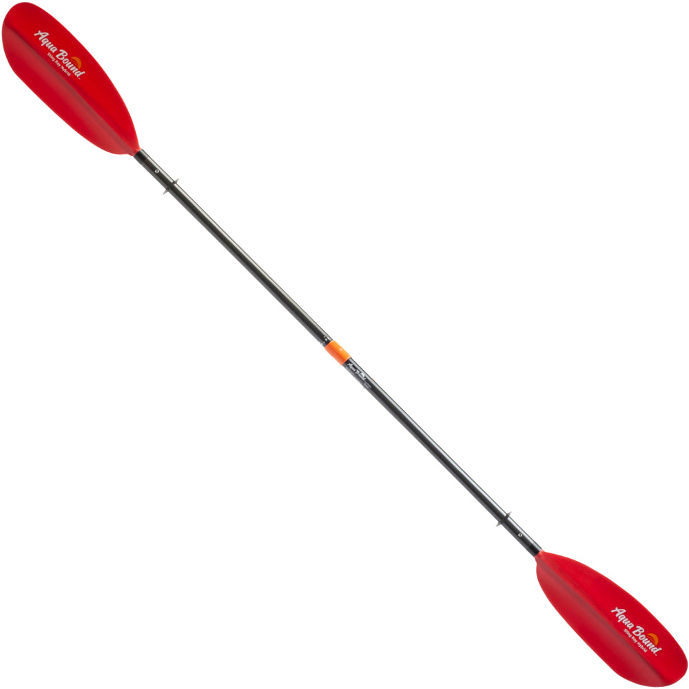 Aqua Bound Sting Ray Hybrid Posi Lok 4-Piece Kayak Paddle - Lightweight & Durable Kayaking Paddle for Touring, Fishing & Recreational Use