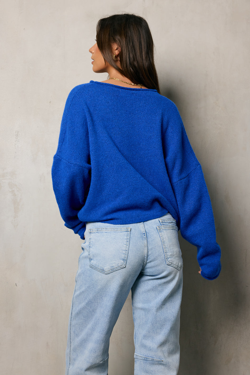 Blue Maci Cardigan for Women | Cozy Knit Sweater | Perfect for Fall & Winter Layering | Casual Office Wear & Weekend Outfits