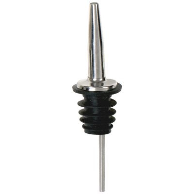 Premium Winco Free Flow Liquor Pourer - Stainless Steel Bar Pour Spout for Whiskey, Vodka & Cocktails - Perfect for Home Bars, Restaurants & Parties