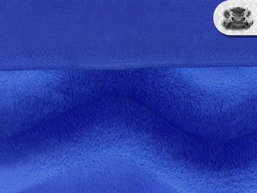 Velboa Wave Royal Blue Faux Fur Fabric by The Yard - Soft Plush Material for DIY Blankets, Costumes & Home Decor