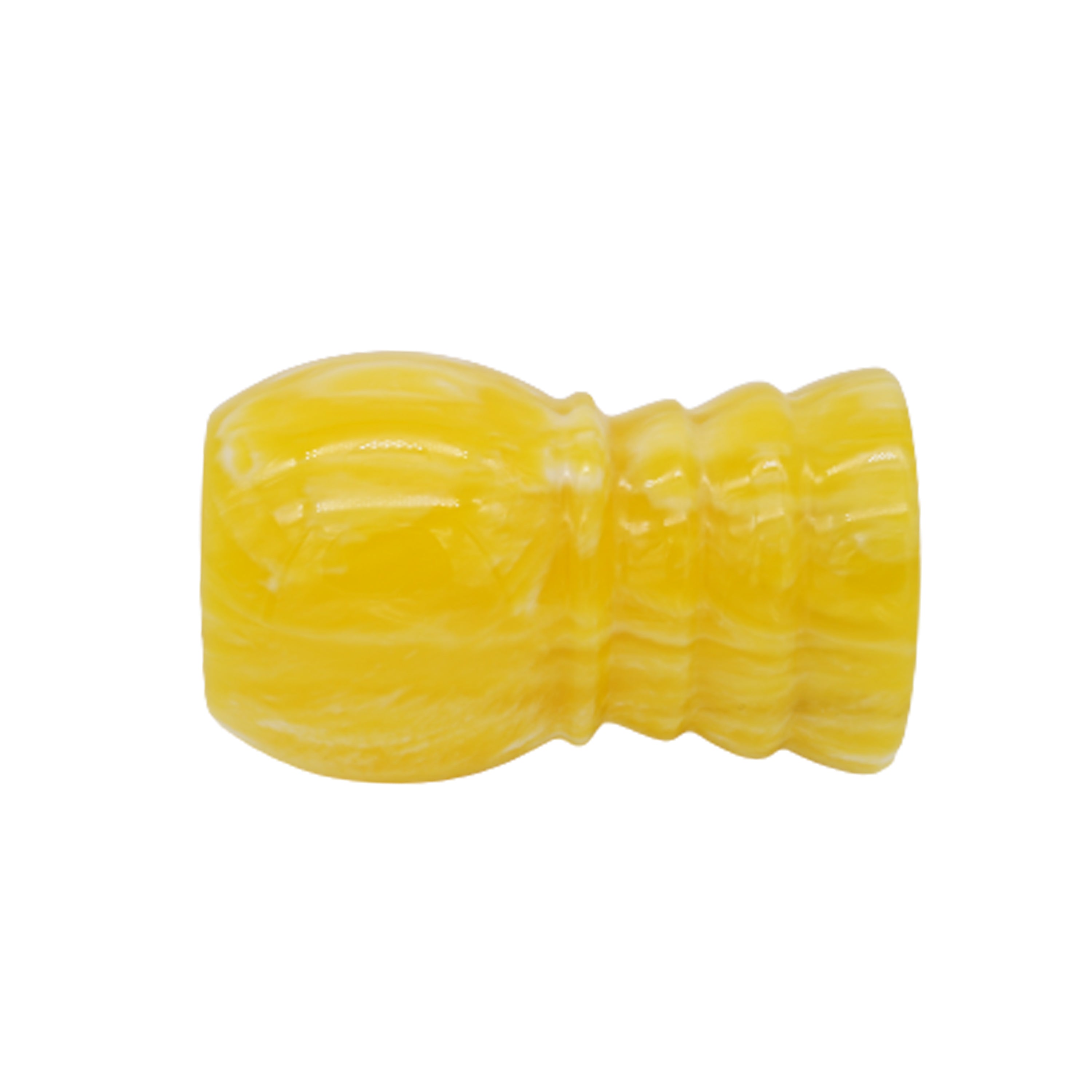 Premium Lemon Drop Handcrafted Shaving Brush Handle - Fits 24mm & 26mm Knots - Perfect for Wet Shaving & Grooming Kits - Luxury Bathroom Accessory for Men