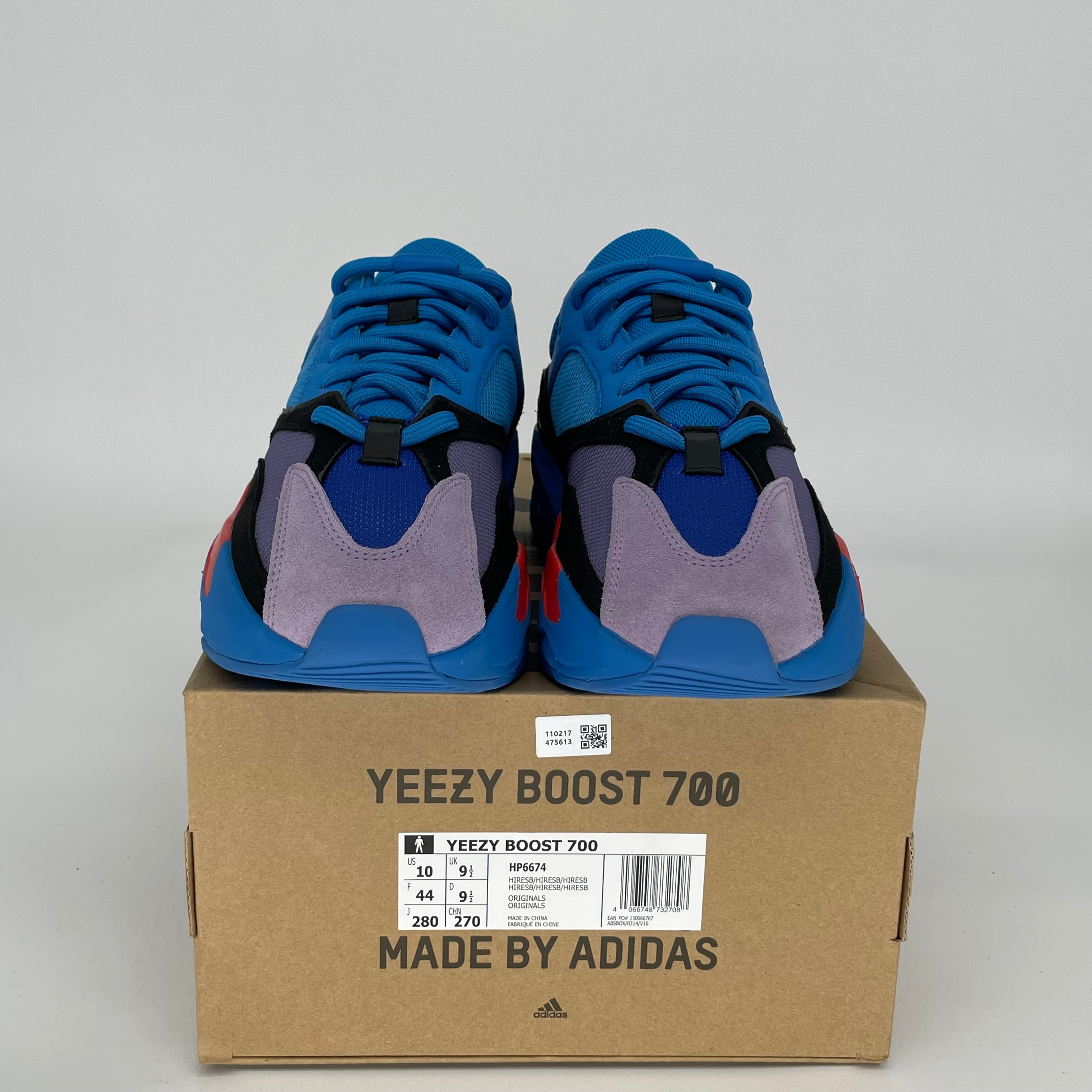 Adidas Yeezy 700 Hi-Res Blue Men's Sneakers - Size 10 (HP6674) | Boost Cushioning for Comfort | Perfect for Running, Gym & Casual Wear