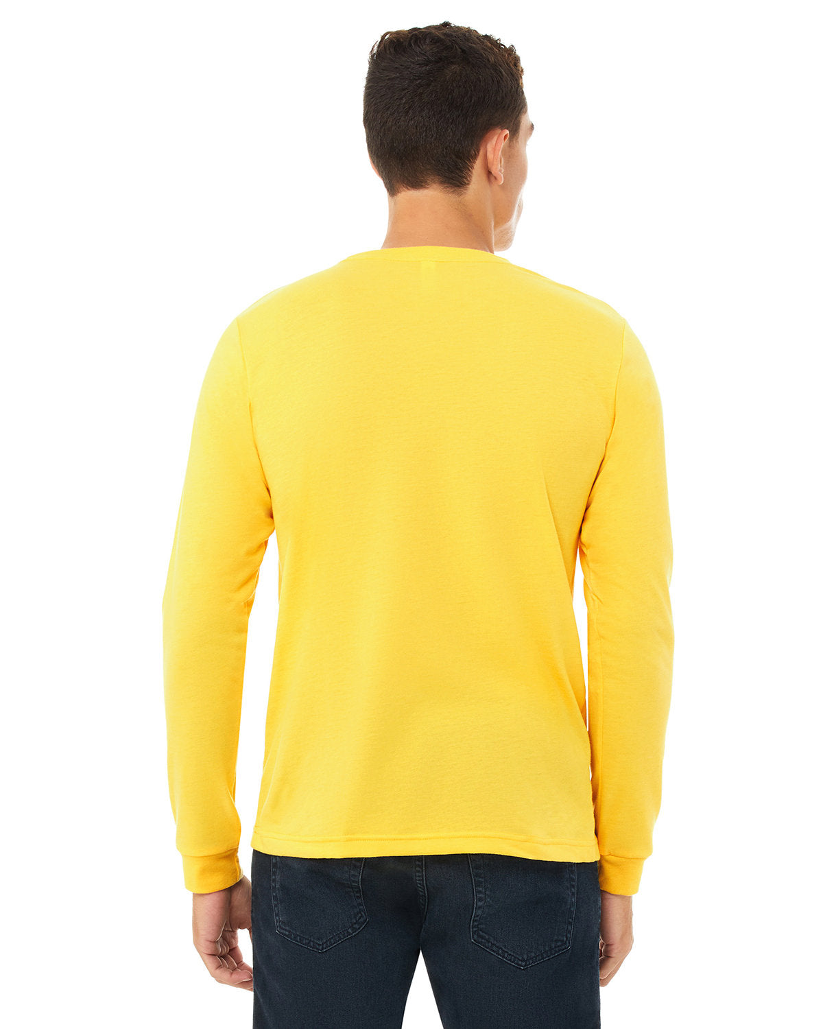 Bella + Canvas 3501CVC Unisex CVC Jersey Long Sleeve T-Shirt - Soft Cotton Blend Crewneck Tee for Men & Women - Perfect for Casual Wear, Layering, and Workout Essentials