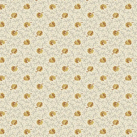 English Garden by Edyta Sitar Andover A803L Spring Hill Quilt Fabric - Floral Pattern for Quilting, Sewing & Home Decor Projects