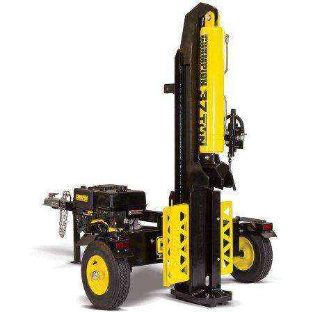 Champion 100330 37-Ton Horizontal/Vertical Towable Log Splitter - Heavy Duty Firewood Processor for Home Heating, Landscaping & Fireplace Use