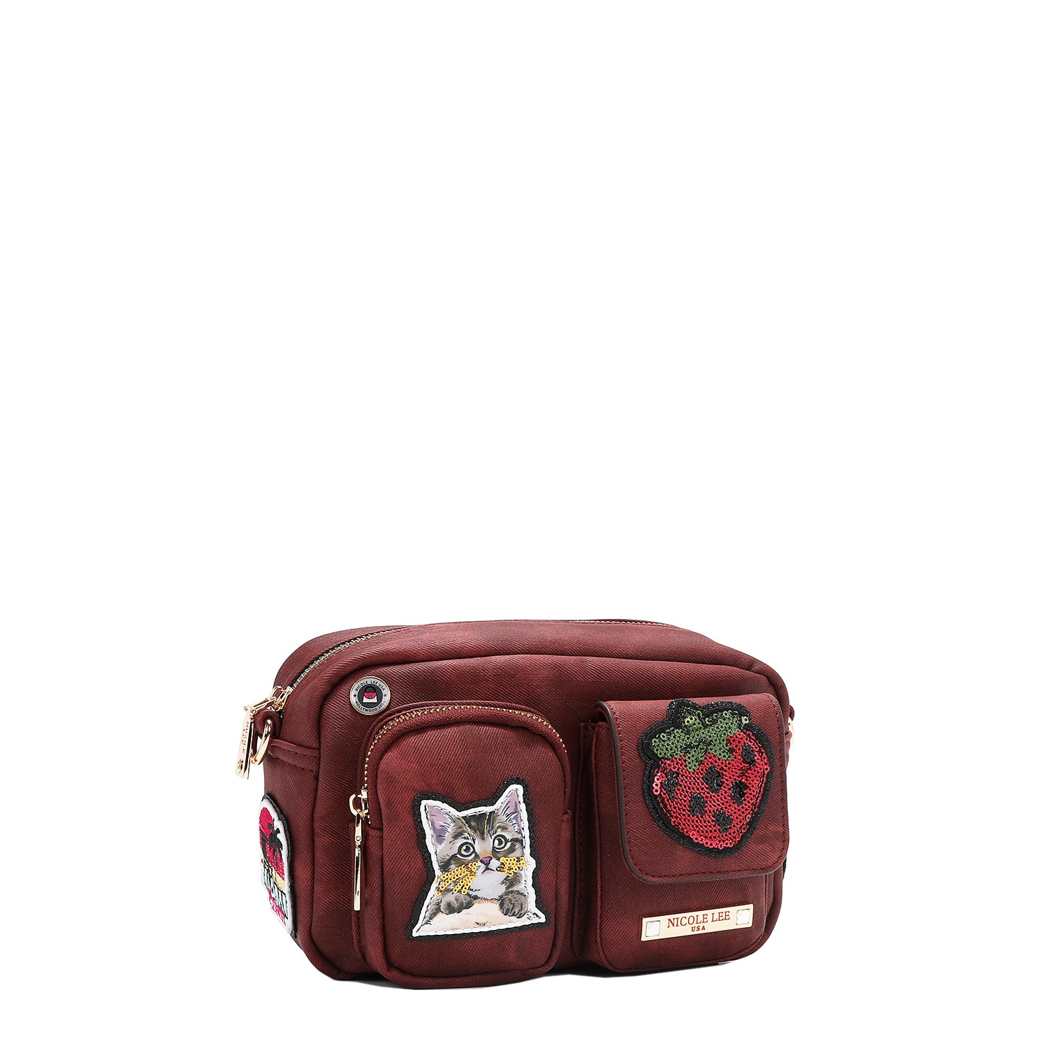 Multi-Patch Crossbody Bag for Women - Stylish & Trendy Shoulder Purse - Perfect for Travel, Shopping & Everyday Use
