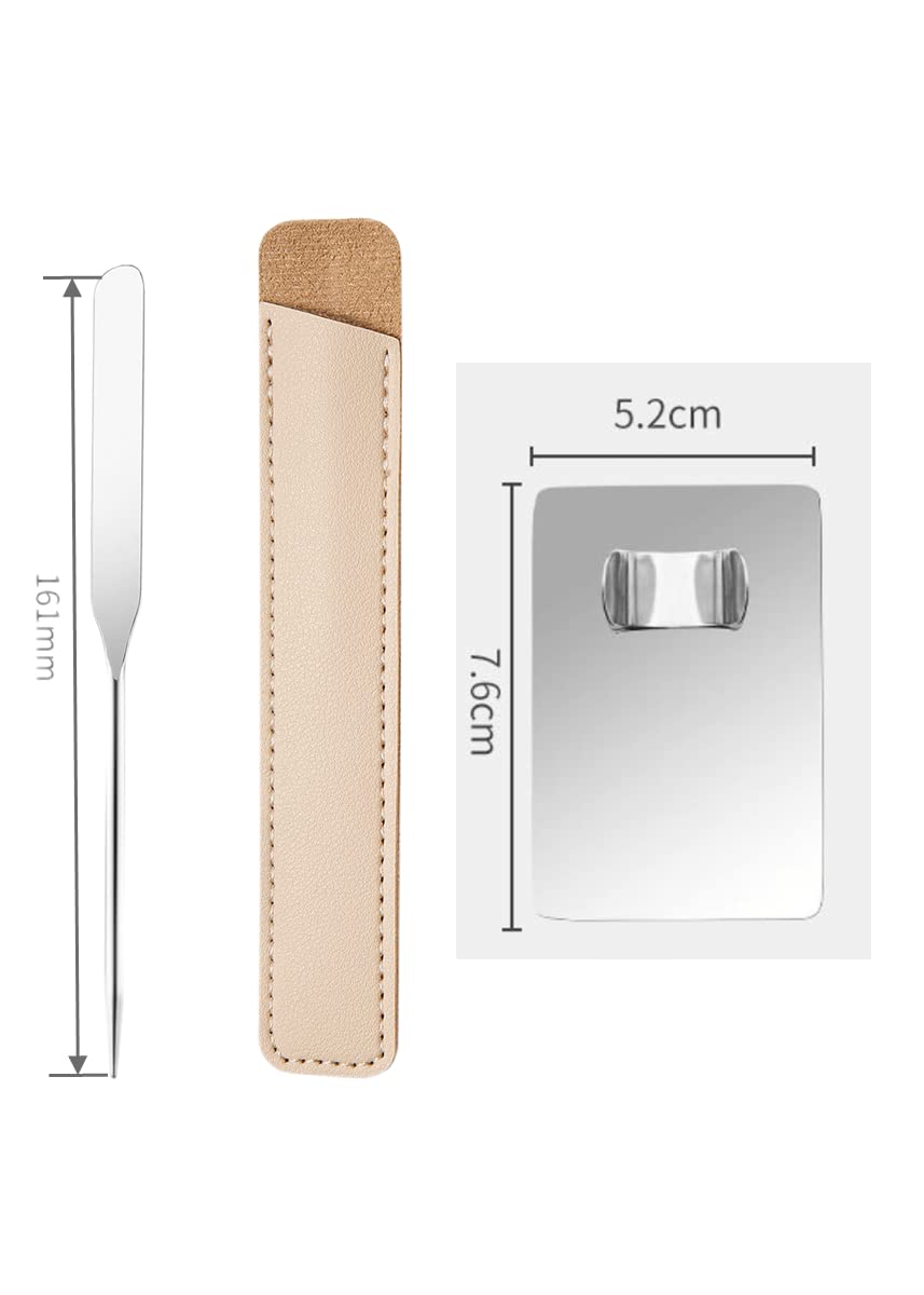 Professional Picasso Makeup Spatula & Sponge Set - Korean Beauty Tools for Flawless Foundation Application (2pcs) | Perfect for Contouring, Blending & Professional Makeup Artistry