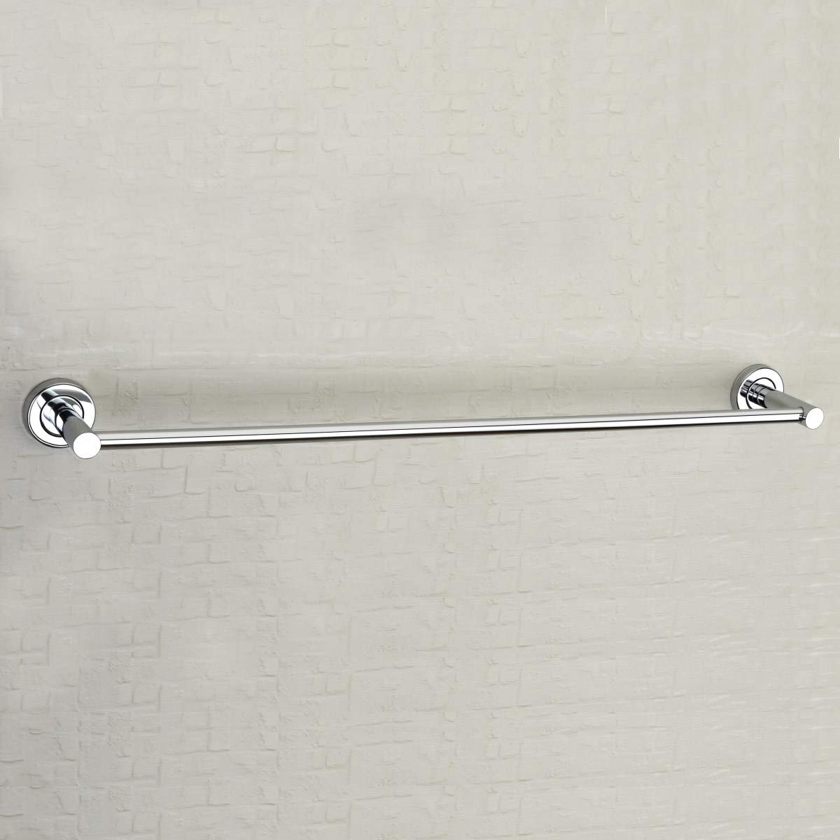 Plantex 24 Inch Stainless Steel Towel Rod - Heavy Duty Bathroom Towel Holder Bar with Chrome Finish for Showers, Kitchens & Spa Decor