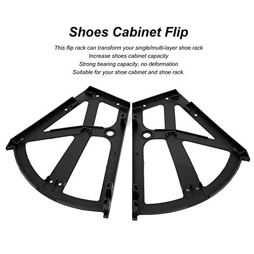 4Pcs Shoe Drawer Hinges Set - Heavy Duty Cabinet Hinge with Flip Plate Frame for Furniture, Shoe Organizer Rack - Perfect for Bedroom Closet, Living Room Storage & Home Organization Accessories