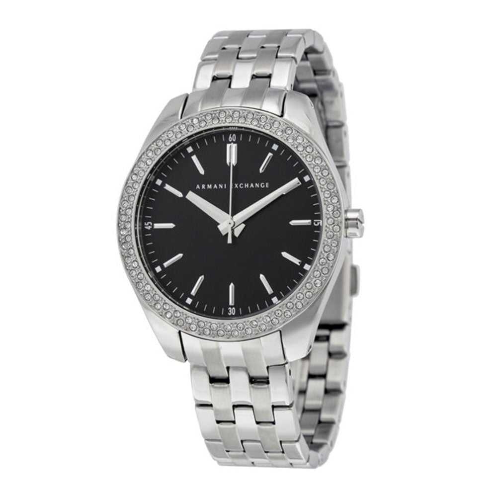 ARMANI EXCHANGE AX5509 Women's Silver Stainless Steel Watch - Elegant Fashion Timepiece for Work, Party & Everyday Wear