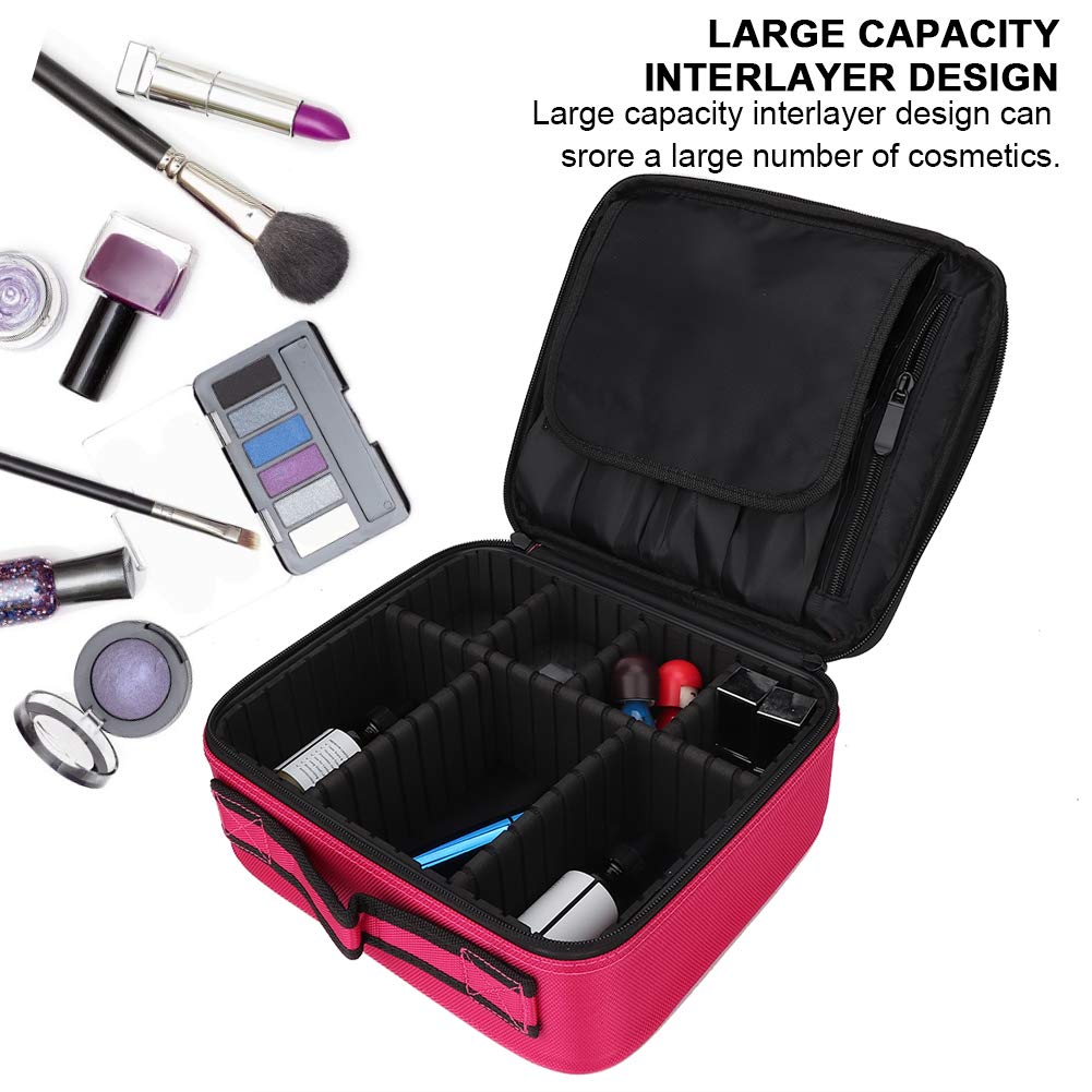 2-Pack Large Capacity Travel Makeup Bags – Waterproof Cosmetic Organizer for Women, Portable Toiletry Bag for Vacation, Gym & Home Storage | Perfect for Airplane Carry-On & Weekend Getaways