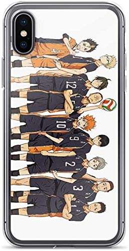 Premium Clear iPhone 7/8 Case with Anti-Scratch Protection - Haikyuu!! Karasuno Anime Design | Slim Protective Cover for iPhone 7/iPhone 8/iPhone 12/12 Pro | Perfect for School, Work & Anime Fans