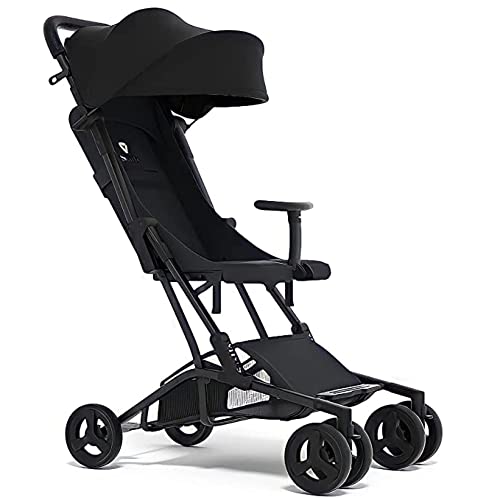 ShaHa Foldable Baby Stroller - Lightweight Travel Stroller for Toddlers with Swivel Wheels, 1-Step Brake & Sun Canopy | Compact Umbrella Stroller for Airplane (Up to 40 lbs) - Perfect for Travel, Shopping & Daily Walks