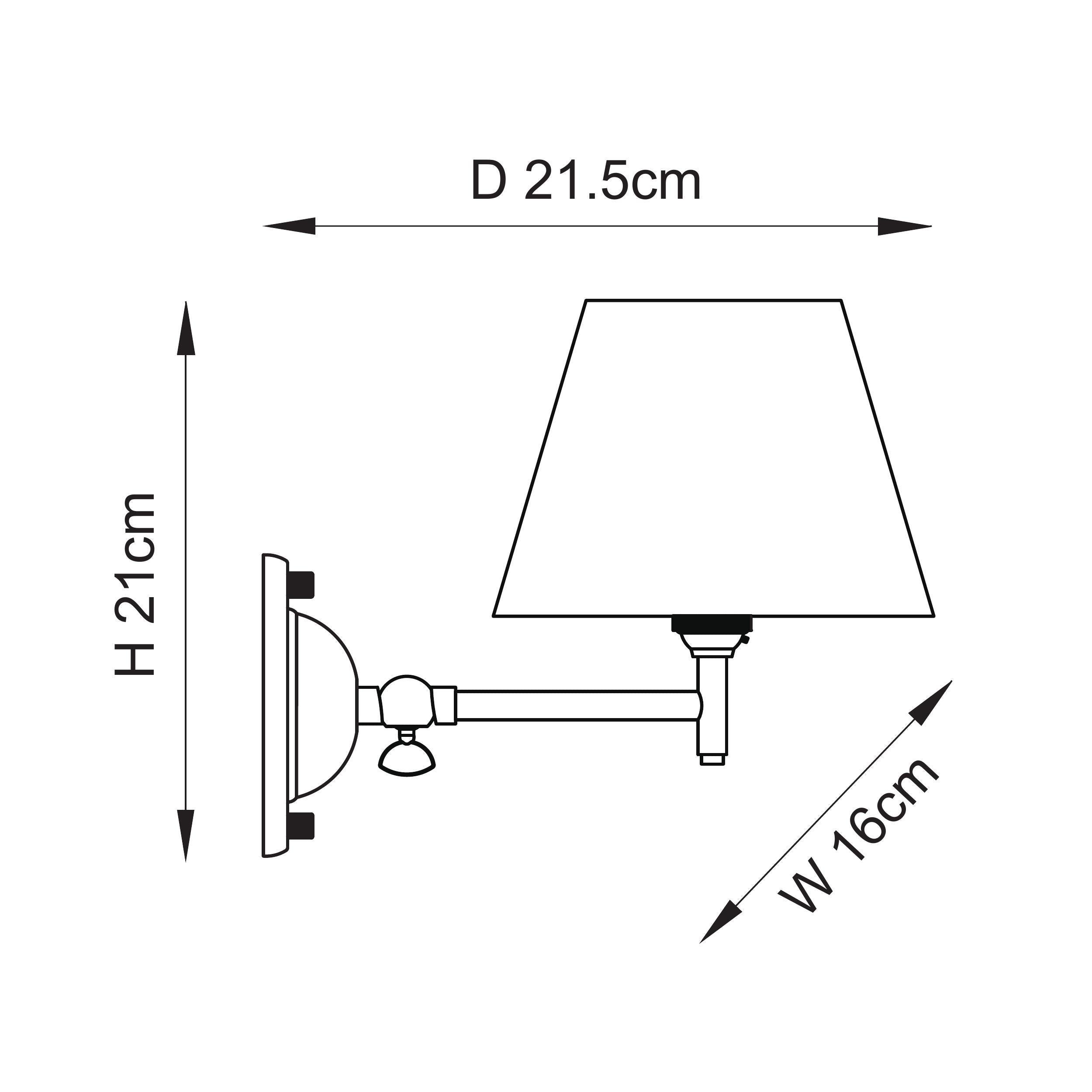 Brass Wall Light with Dome Fold & Leaf Design - 16cm Pearl Grey Shade for Bedroom, Living Room, or Hallway Lighting