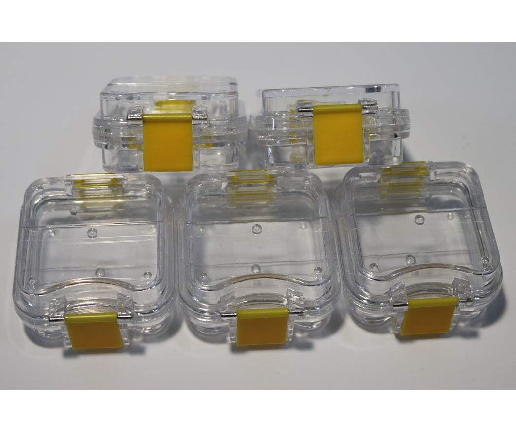 50-Pack Dental Tooth Boxes with Film - Denture Storage Containers for Lab Supplies & Teeth Protection | Ideal for Dental Clinics, Laboratories & Home Use