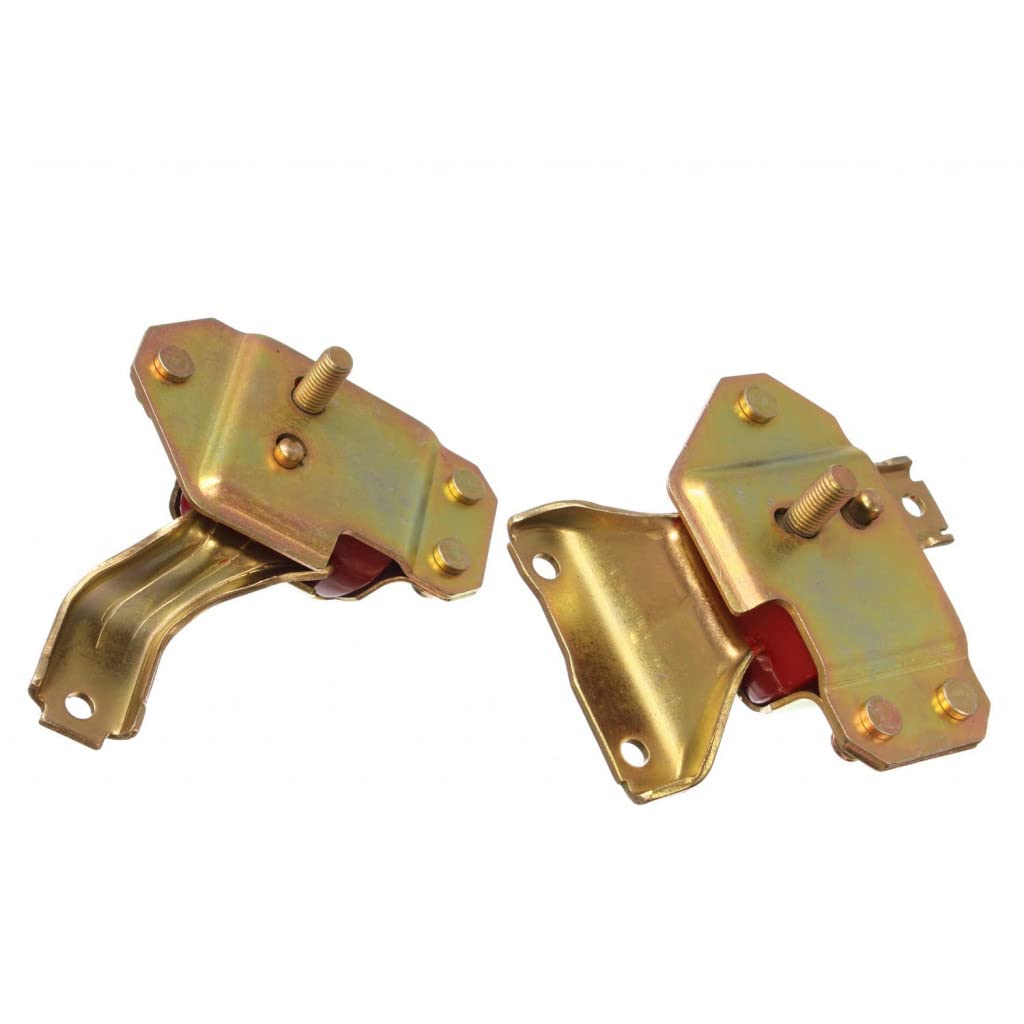 Energy Suspension Motor Mounts for 1996-2004 Ford Mustang 4.6L - Red (4.1127R) | Performance Upgrade for Street & Track Racing
