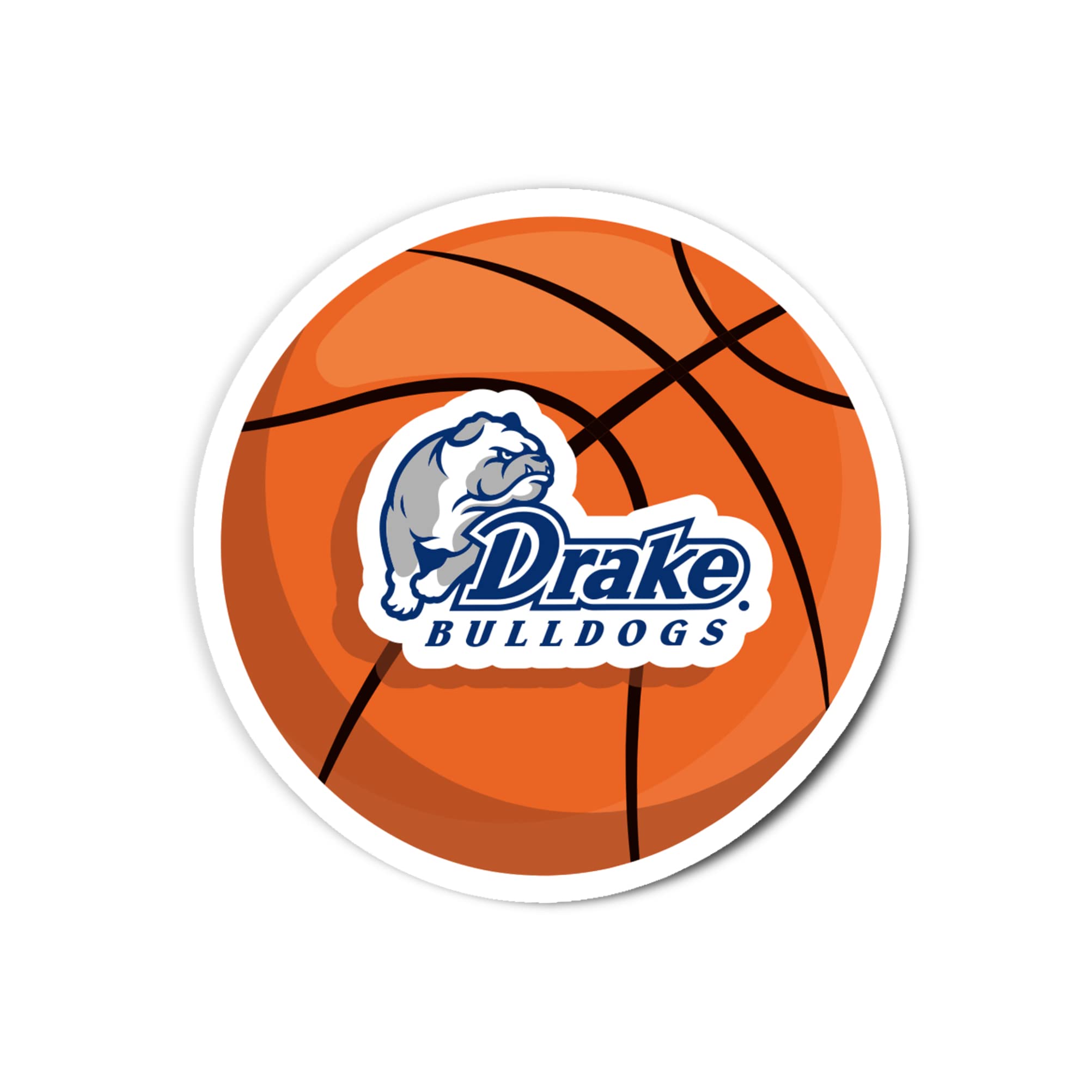 Desert Cactus Drake University Bulldogs Vinyl Decal Sticker - Waterproof Laptop, Water Bottle, Car, Scrapbook Decoration - Perfect for School Spirit, Basketball Fans & College Memorabilia Collection