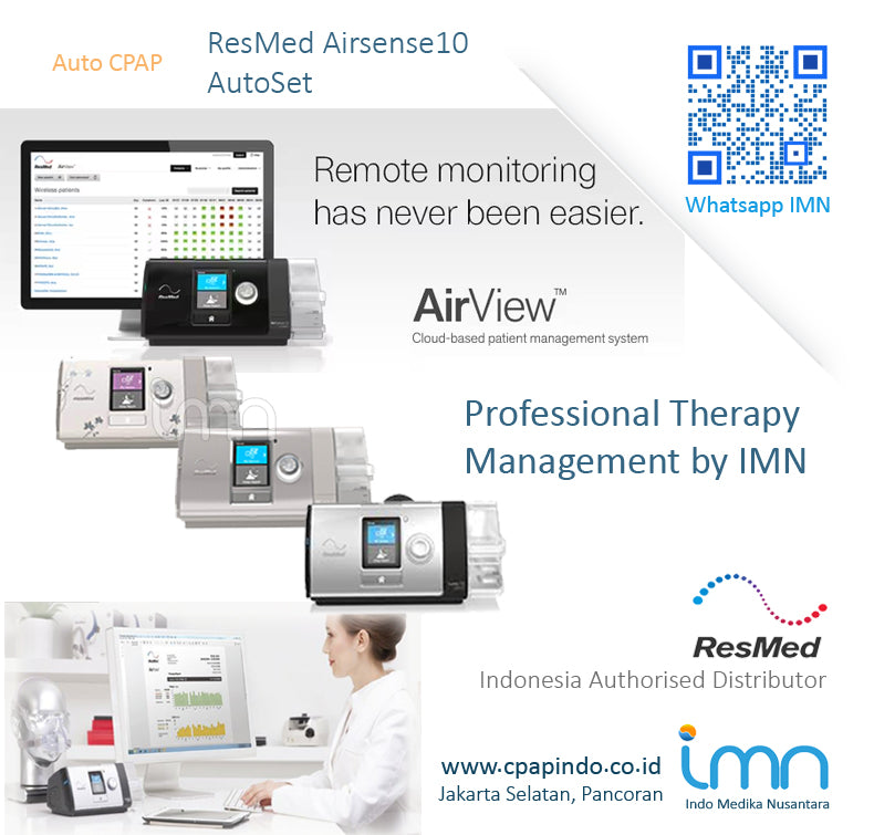 ResMed AirSense 10 AutoSet CPAP Machine for Women with AirFit N20 Nasal Mask - Sleep Apnea Treatment for Comfortable Night Rest - Perfect for Home Use and Travel