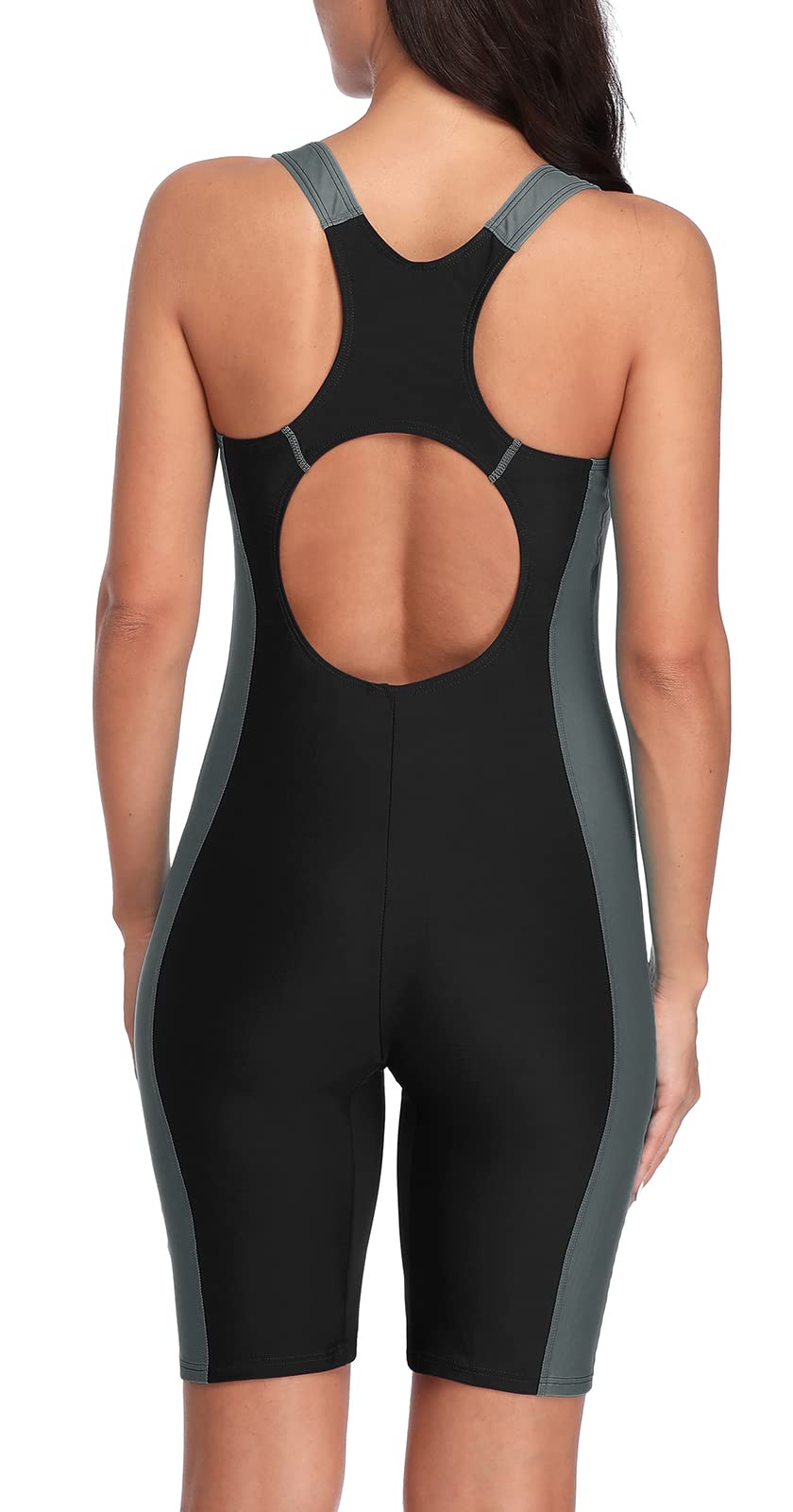 CharmLeaks Women's One Piece Boyleg Swimsuits - High Waisted Training Swimwear for Swimming & Water Aerobics | Perfect for Beach, Pool & Gym Workouts