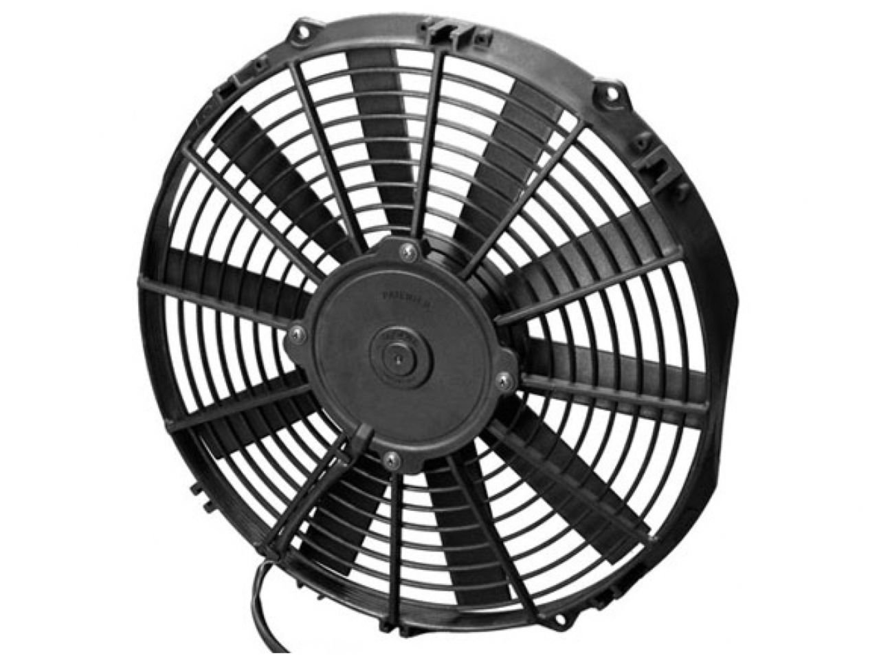 Spal 30100384 12-Inch Pusher Cooling Fan - 15A Fuse Compatible at 13V - 1 Pack - Ideal for Automotive Radiators & Cooling Systems