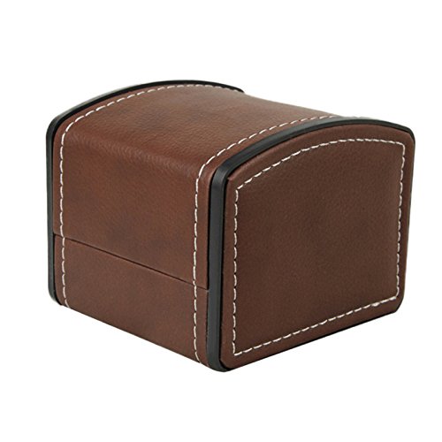 NICERIO PU Leather Jewelry Box - Square Watch & Bracelet Organizer Case with Gift Box - Perfect for Storage, Travel, and Gifting Jewelry & Watches