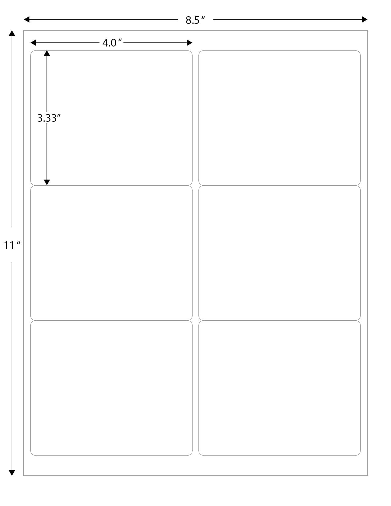 Waterproof White Blank Labels for Beer & Wine Bottles - Compatible with Word 5524 Template, Laser & Inkjet Printers | Perfect for Home Brewing, Bottle Labeling & DIY Craft Projects