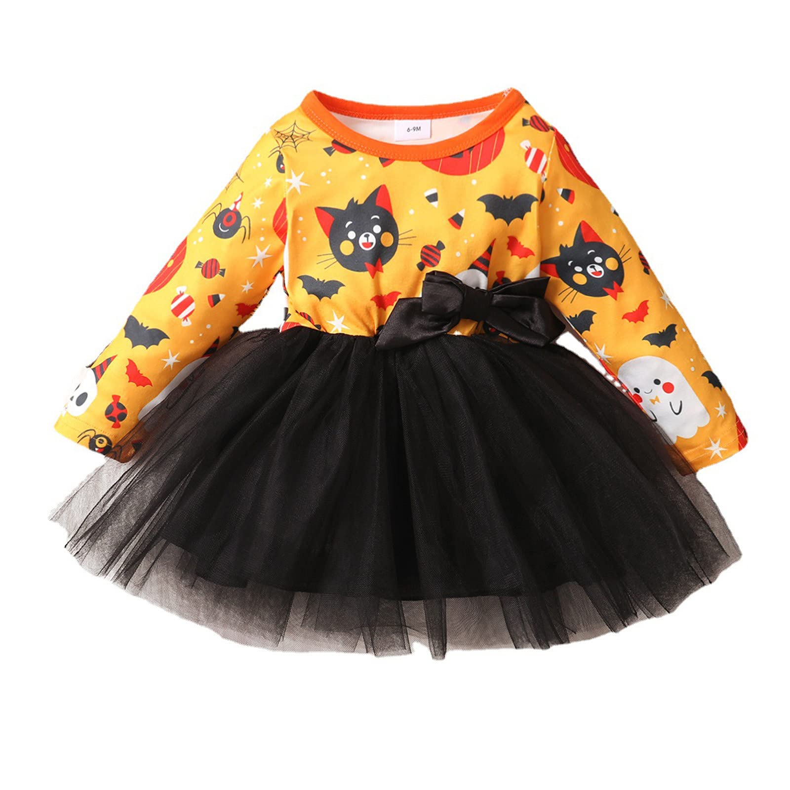 Newborn Baby Boy Outfits Set - Cute Bowknot Bat Costume & Tulle Dress for Toddler Halloween, Birthday Party, Photo Shoot, and Special Occasions