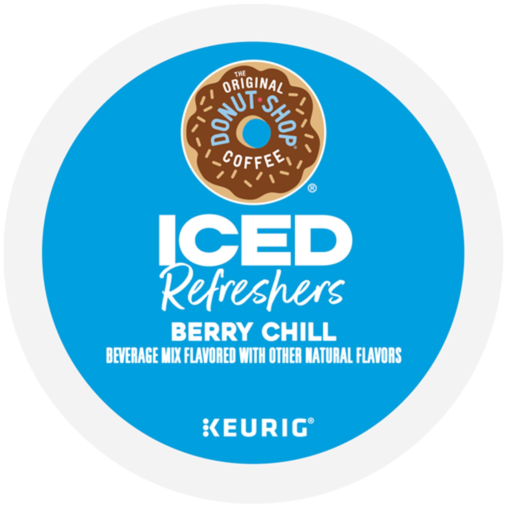 The Original Donut Shop Iced Refreshers Berry Chill - 20-Count Keurig K-Cup Pods for Brew Over Ice | Perfect for Summer Refreshment & Iced Coffee Lovers