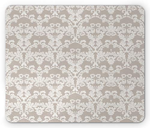 Taupe and White