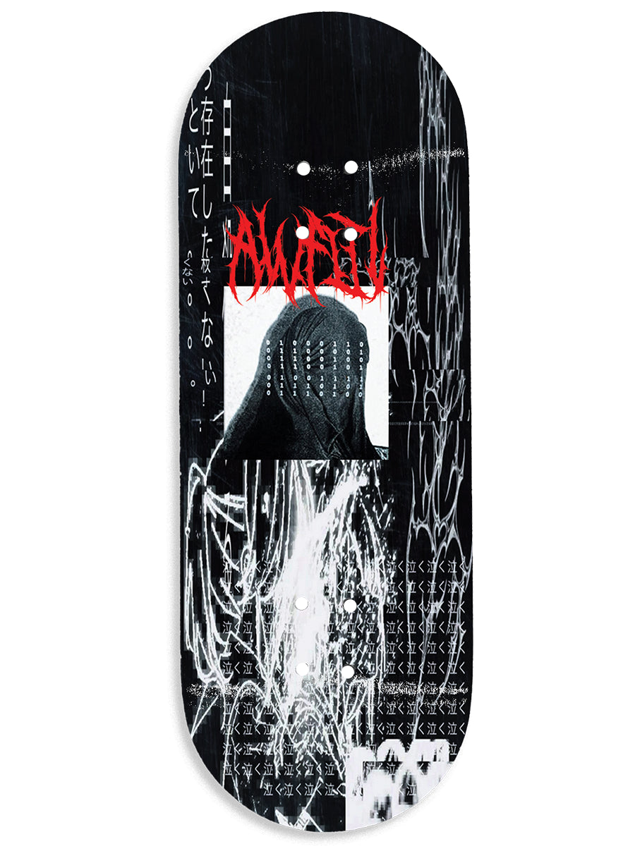 Premium Fingerboard Deck for Women - Black | Perfect for Skateboard Enthusiasts & Collectors | Great for Tricks, Practice & Display