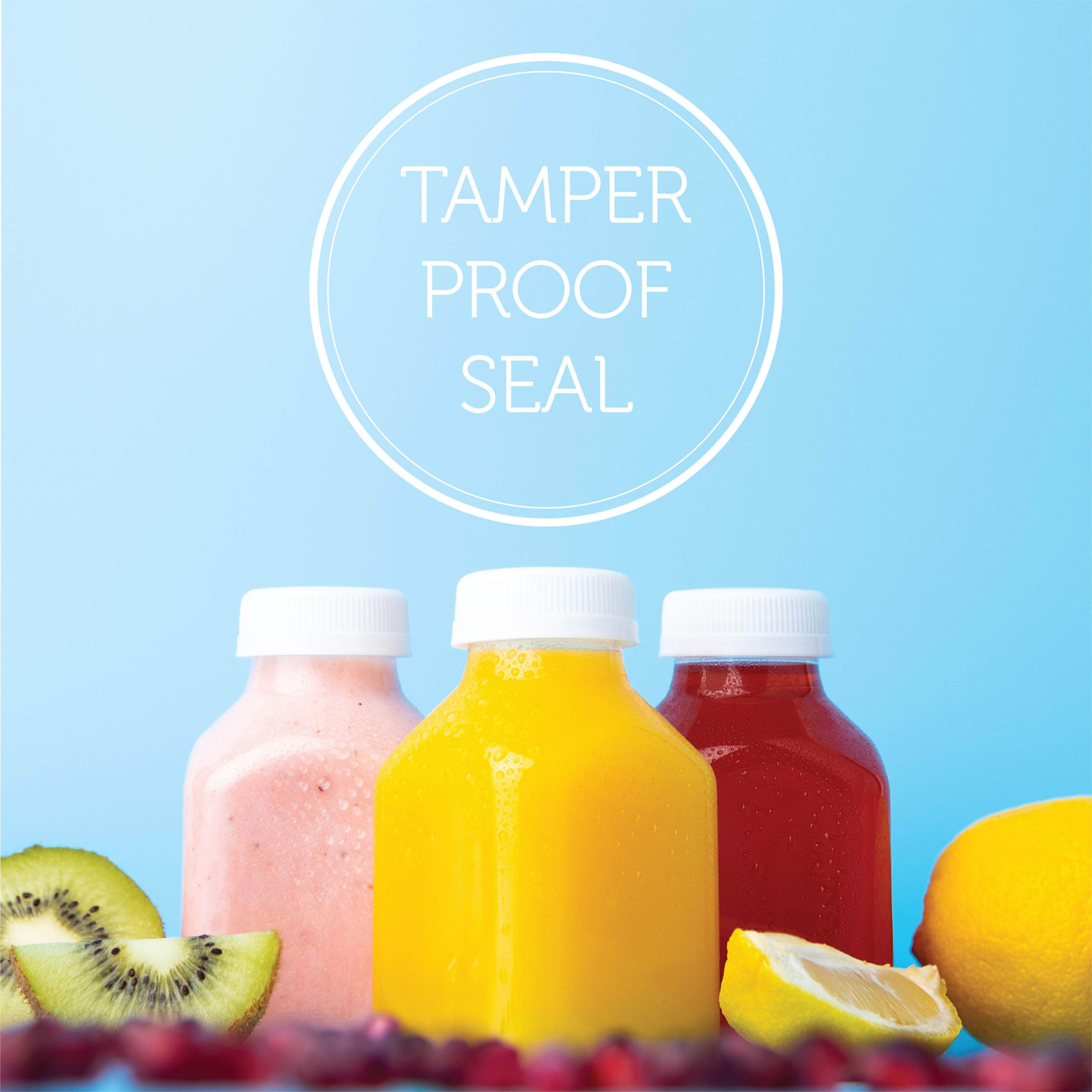 8 Oz Disposable Plastic Juice Bottles with Lids - 160 Pack | BPA Free, Reusable & Tamper-Proof | Perfect for Juicing, Smoothies, Milk, Catering & Takeout | Ideal for Juice Bars, Coffee Shops & Food Trucks