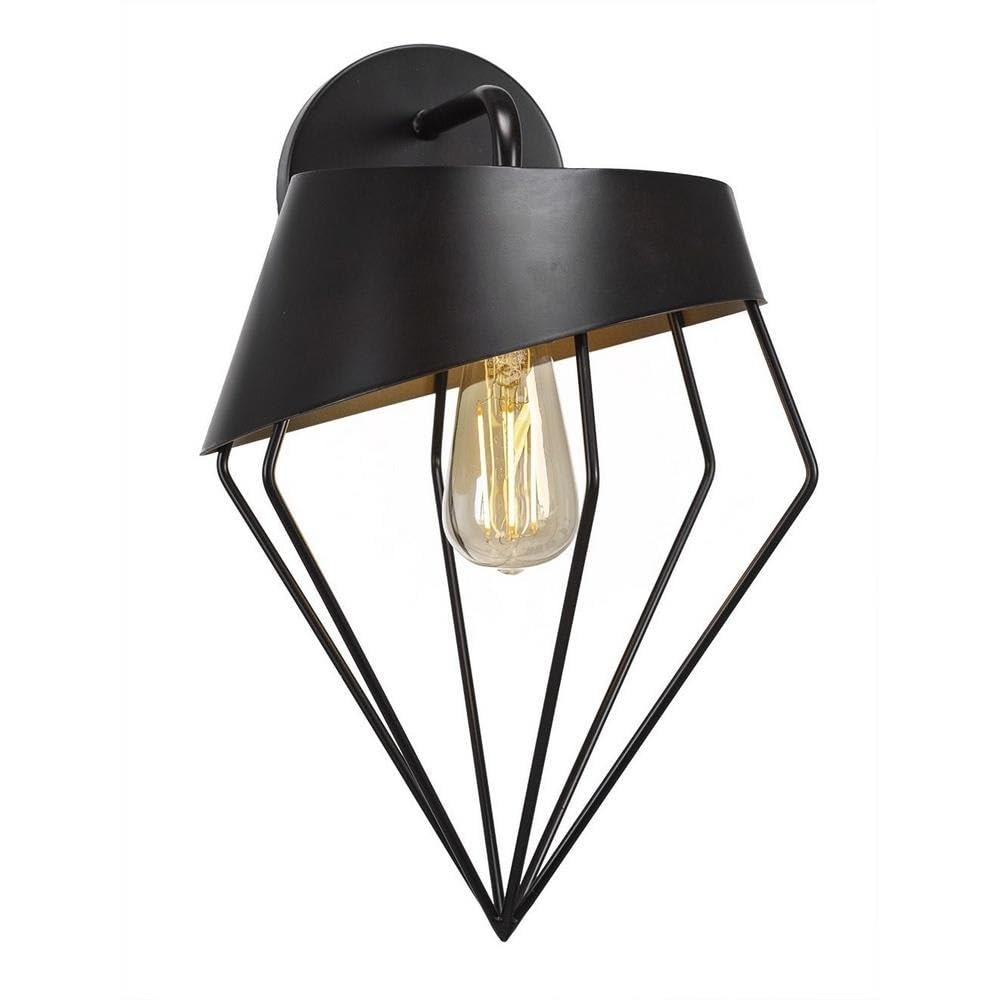 Toltec Lighting Neo 1 Light Wall Sconce in Espresso - Modern LED Wall Light Fixture for Bedroom, Living Room, Hallway & Entryway (1512-ES-LED18A)