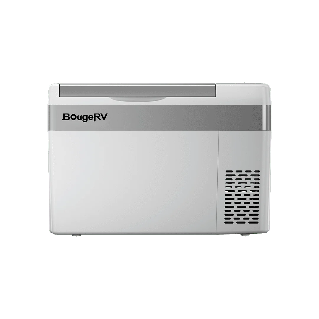 BougeRV 12V 30 Quart (28L) Portable Car Refrigerator Freezer for Camping, Road Trips & Outdoor Adventures - Compact Car Fridge for Food, Drinks & Picnic Storage