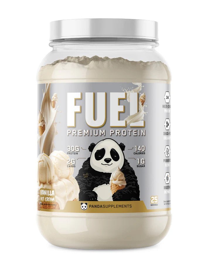 Panda Supplements FUEL Premium Whey Protein Powder for Muscle Growth & Recovery - Ideal for Post-Workout, Weight Loss & Fitness Enthusiasts