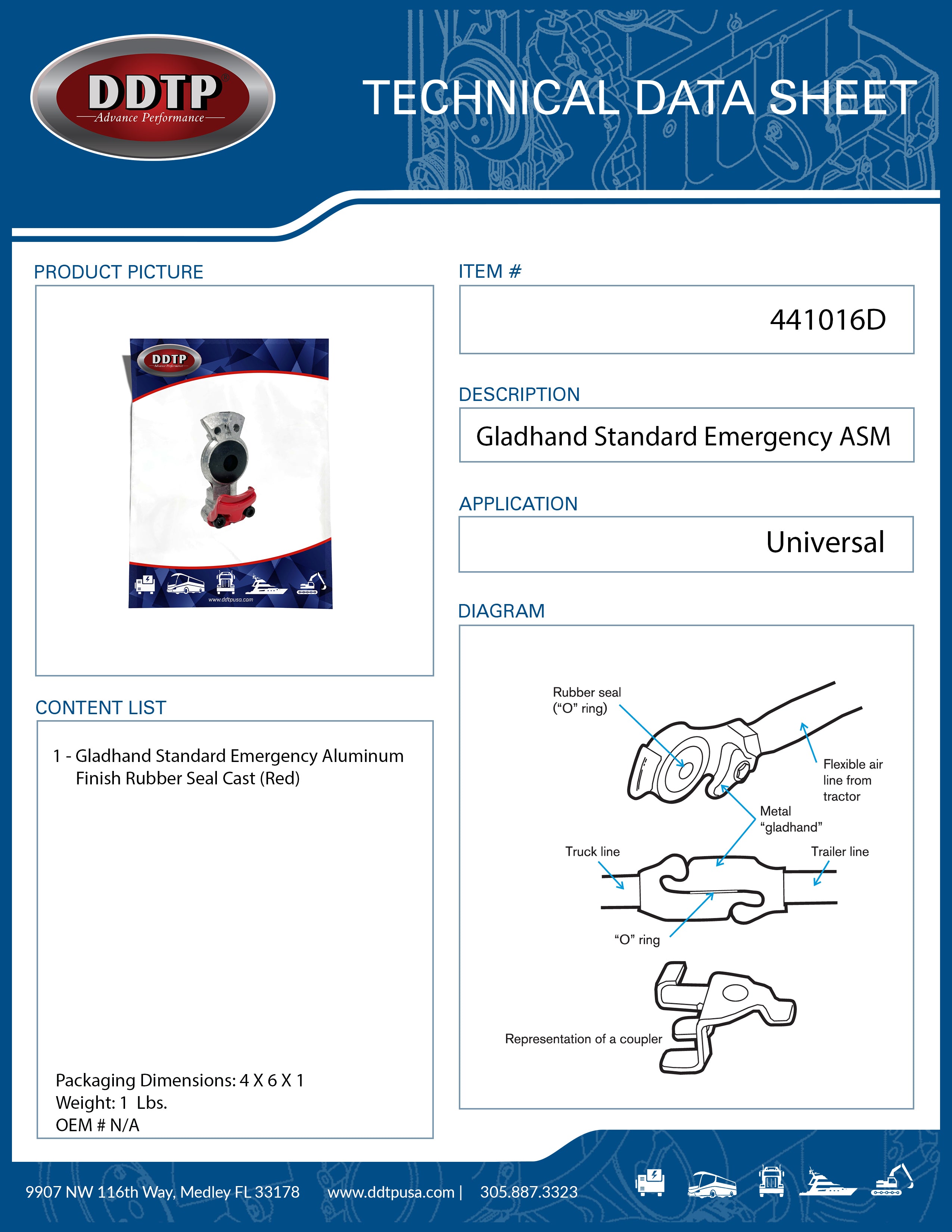 Glandhand Standard Emergency Aluminum Finish Rubber Seal Cast Red (441016D) - Durable Hydraulic Seal for Heavy Machinery & Industrial Equipment