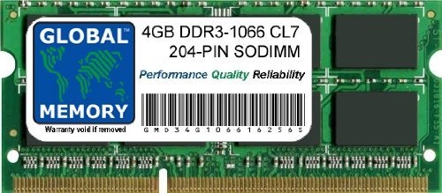 4GB DDR3 1066MHz PC3-8500 204-Pin SODIMM Laptop RAM Memory Upgrade for Apple iMac (Early/Mid/Late 2009 - Mid 2010) & Mac Mini (Early/Mid/Late 2009 - Mid 2010) - Compatible with Intel Processors | Perfect for Graphic Design, Video Editing & Gaming Performance Boost