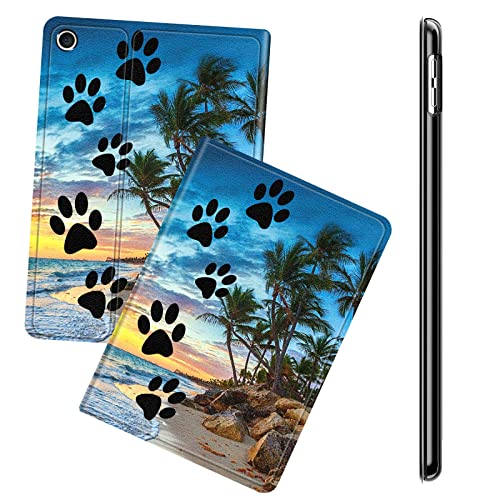 Beach Dog Paw Print