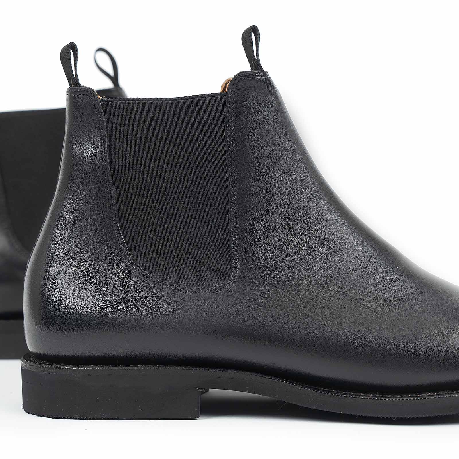 Black Silk Calf Leather Shoes for Men - Premium Dress Shoes for Business, Formal & Wedding Occasions