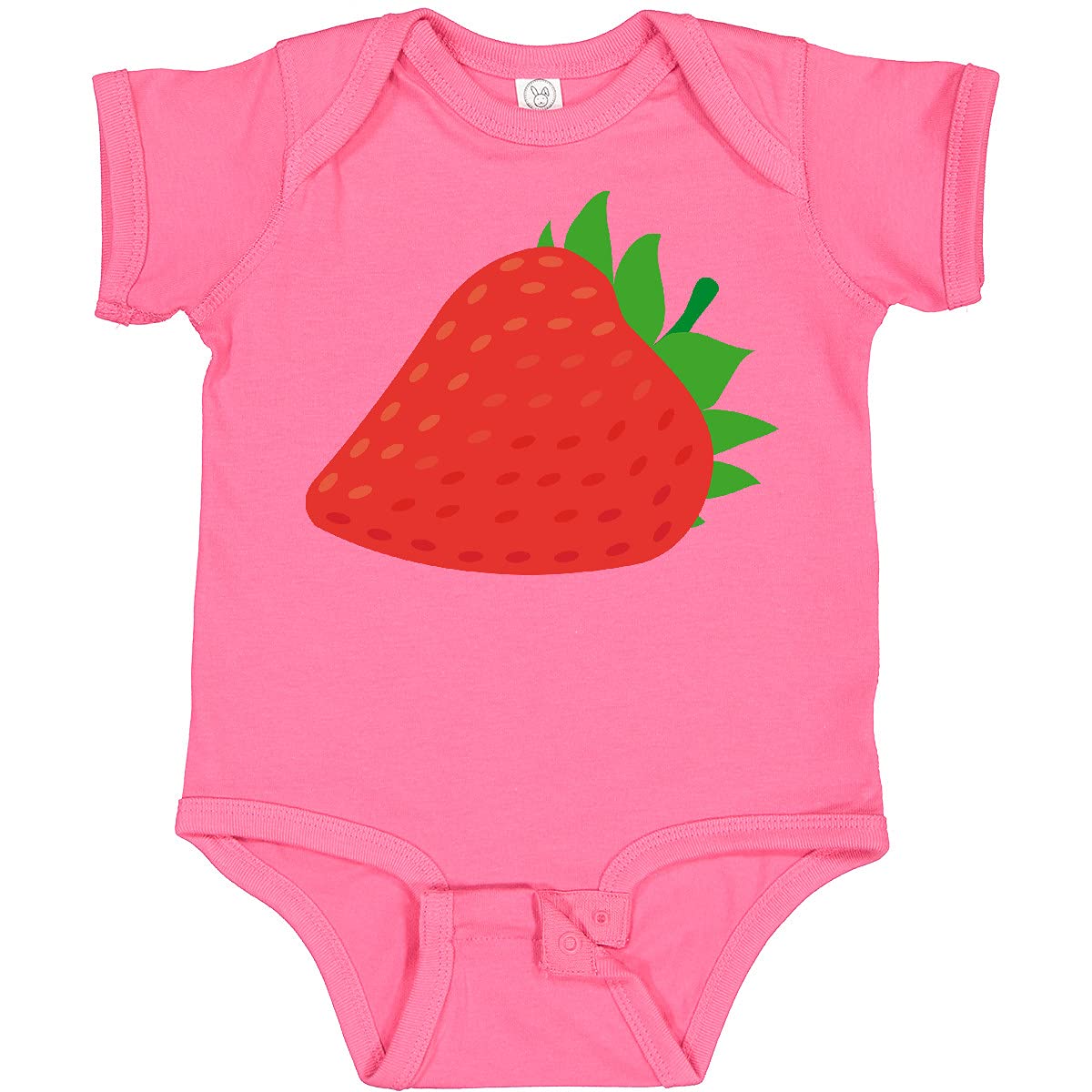 Inktastic Strawberry Fruit Baby Bodysuit - Soft Cotton Cute Infant Onesie for Boys & Girls - Perfect for Newborn Photos, Baby Showers & Everyday Wear