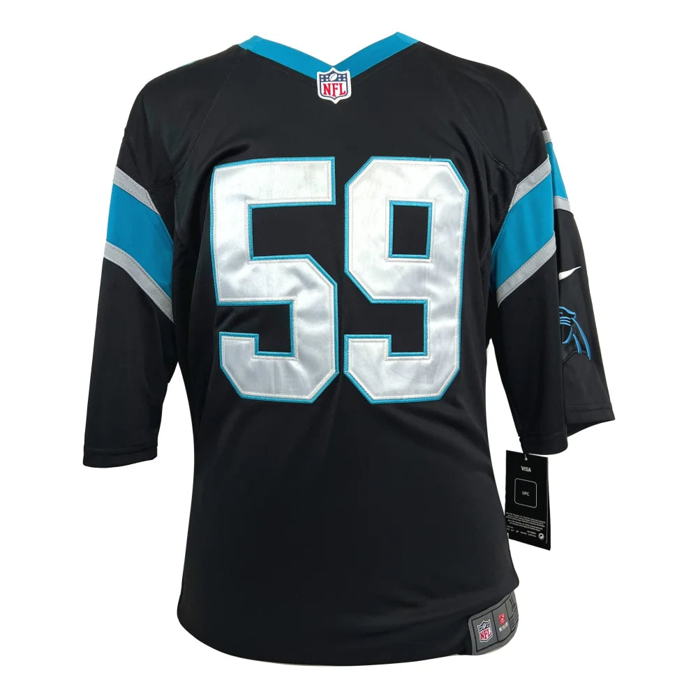 Authentic Luke Kuechly Signed Carolina Panthers #59 Jersey with JSA COA - Perfect for NFL Collectors, Sports Memorabilia Displays & Panthers Fan Gifts