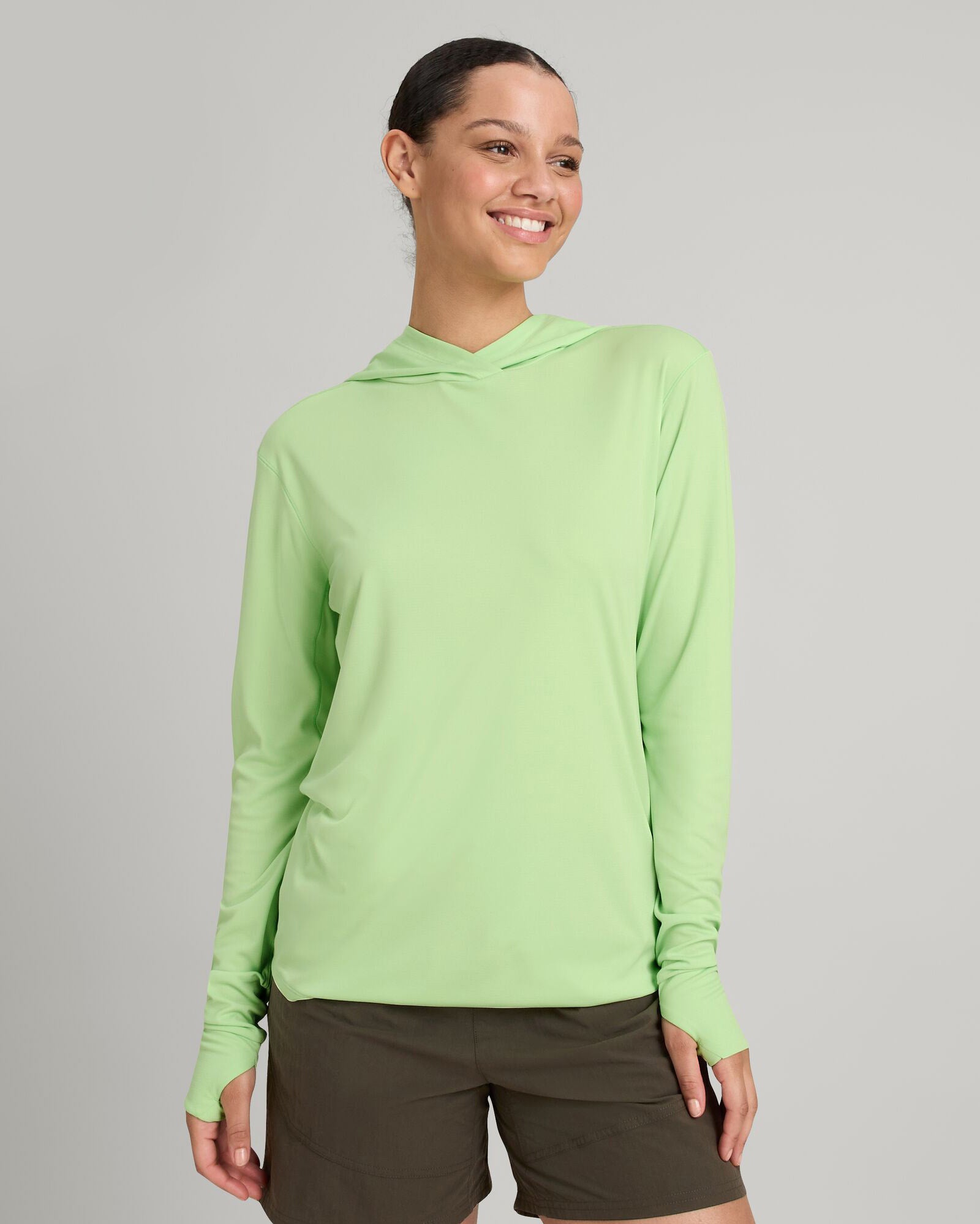 Women's SUN Stopper Hoodie - UPF 50+ UV Protection, Lightweight & Glowy Skin Effect for Outdoor Activities, Hiking & Beach Wear