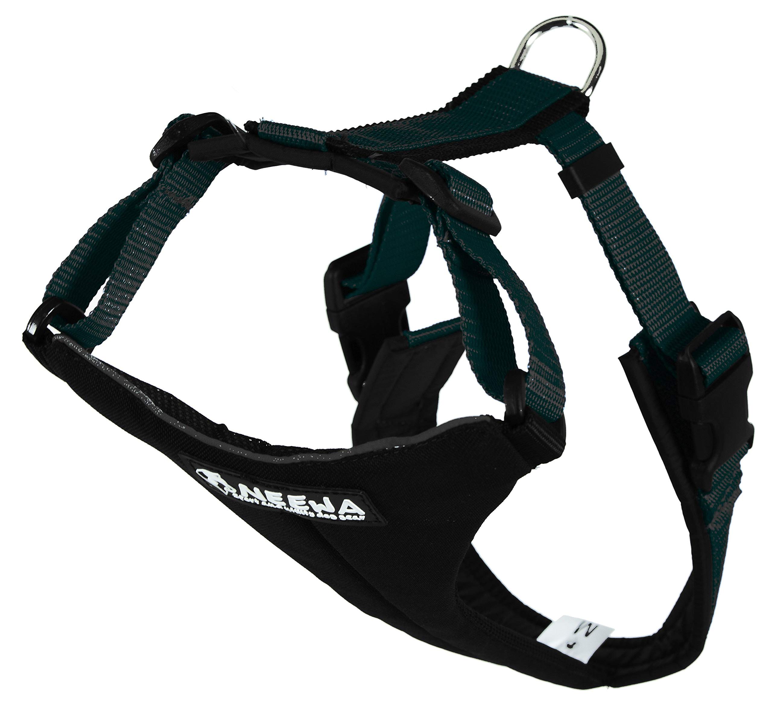 Neewa No-Pull Dog Harness for Running & Walking - Small, Black - Reflective & Adjustable Pet Vest for Small Dogs - Perfect for Jogging, Hiking & Outdoor Adventures