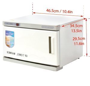 16L Hot Towel Warmer with UV Sterilizer - Fast Heating Electric Towel Warmer Cabinet for Spa, Salon & Home Use - Large Capacity Bath Towel Heater with Timer & Safety Lock (Model TW201)