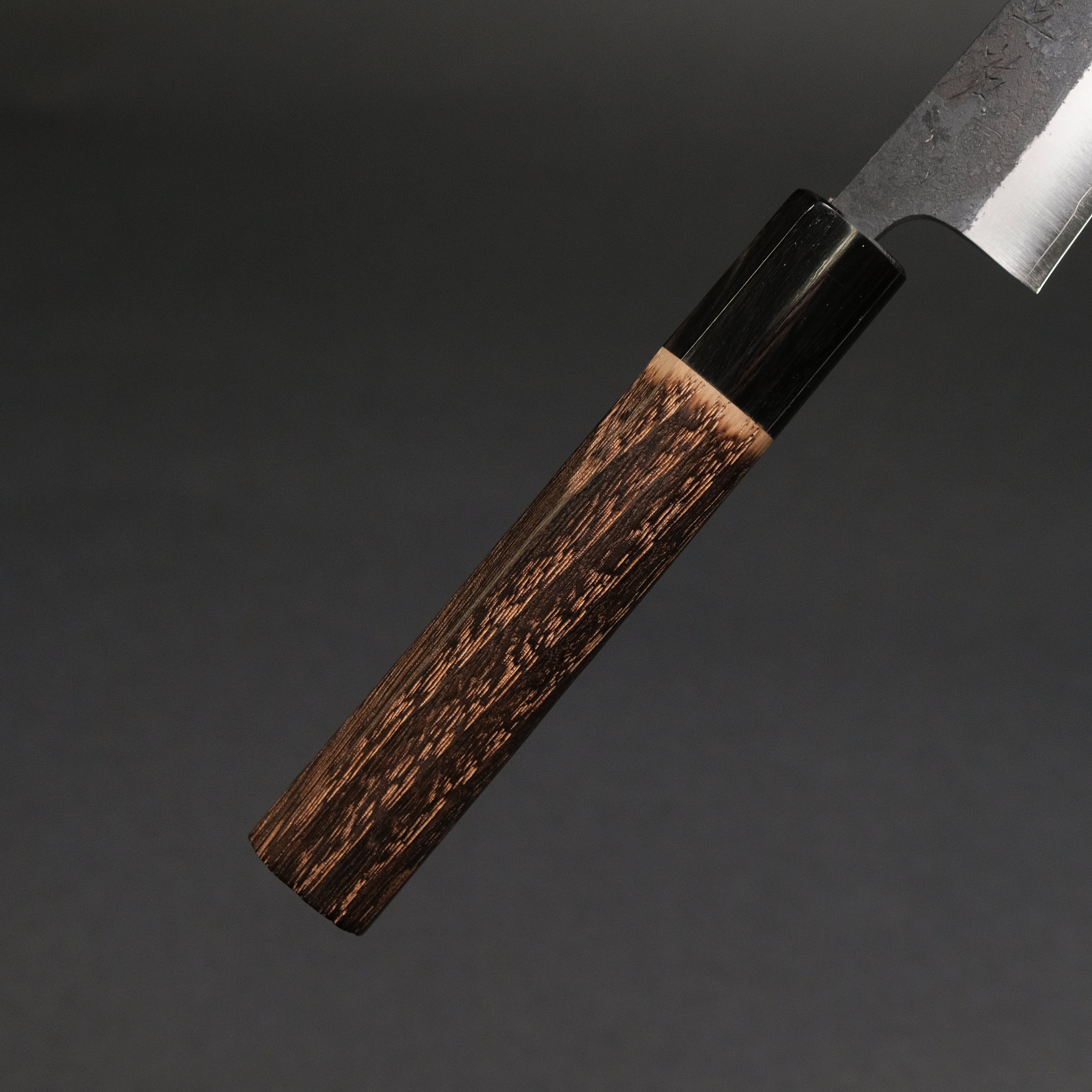 Premium Konosuke Madei Sumiiro SLD Petty Knife 150mm - Japanese High-Carbon Steel Blade with Burnt Chestnut Handle - Perfect for Sushi, Vegetables & Precision Kitchen Tasks