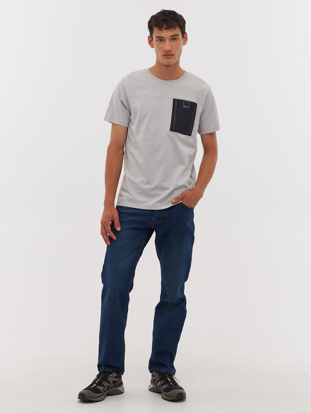 Sandbach Men's Casual Chest Pocket T-Shirt - Comfortable Cotton Tee for Everyday Wear, Work & Outdoor Activities