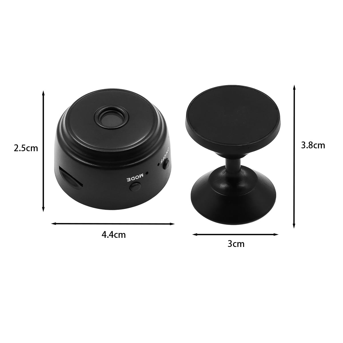 Sarini 1080P WiFi Security Camera - Indoor Wireless Nanny Cam with Motion Detection & App Control | Night Vision Baby Monitor for Home, Office, Pet Watching