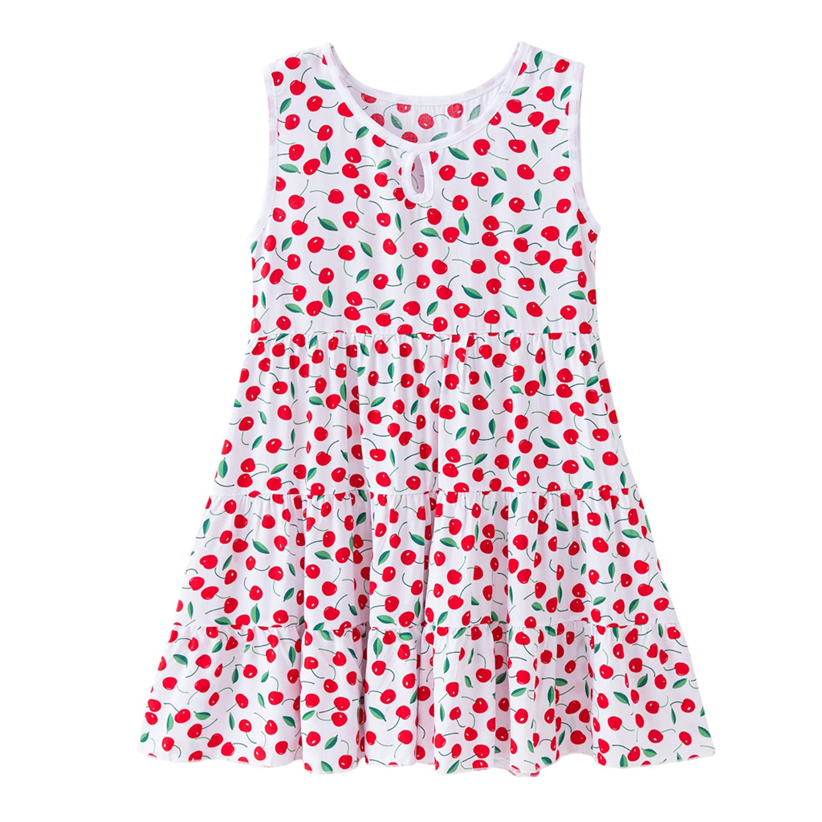 Bmisegm Girls Summer Casual Swing Dresses - Cute Princess Beach Outfits for Toddler & Little Girls | Perfect for Playdates, Vacations & Outdoor Adventures